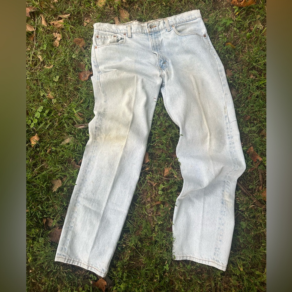 Levi’s 505 vintage light wash denim size 36x30
